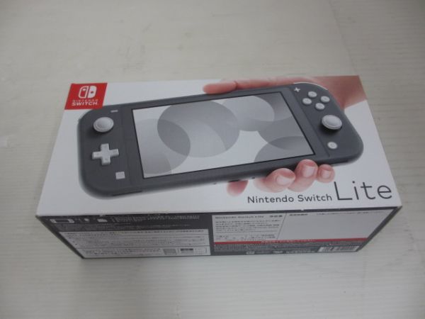G4673G☆1400 Nintendo Switch Lite グレー 動作OK/画面大きなキズ