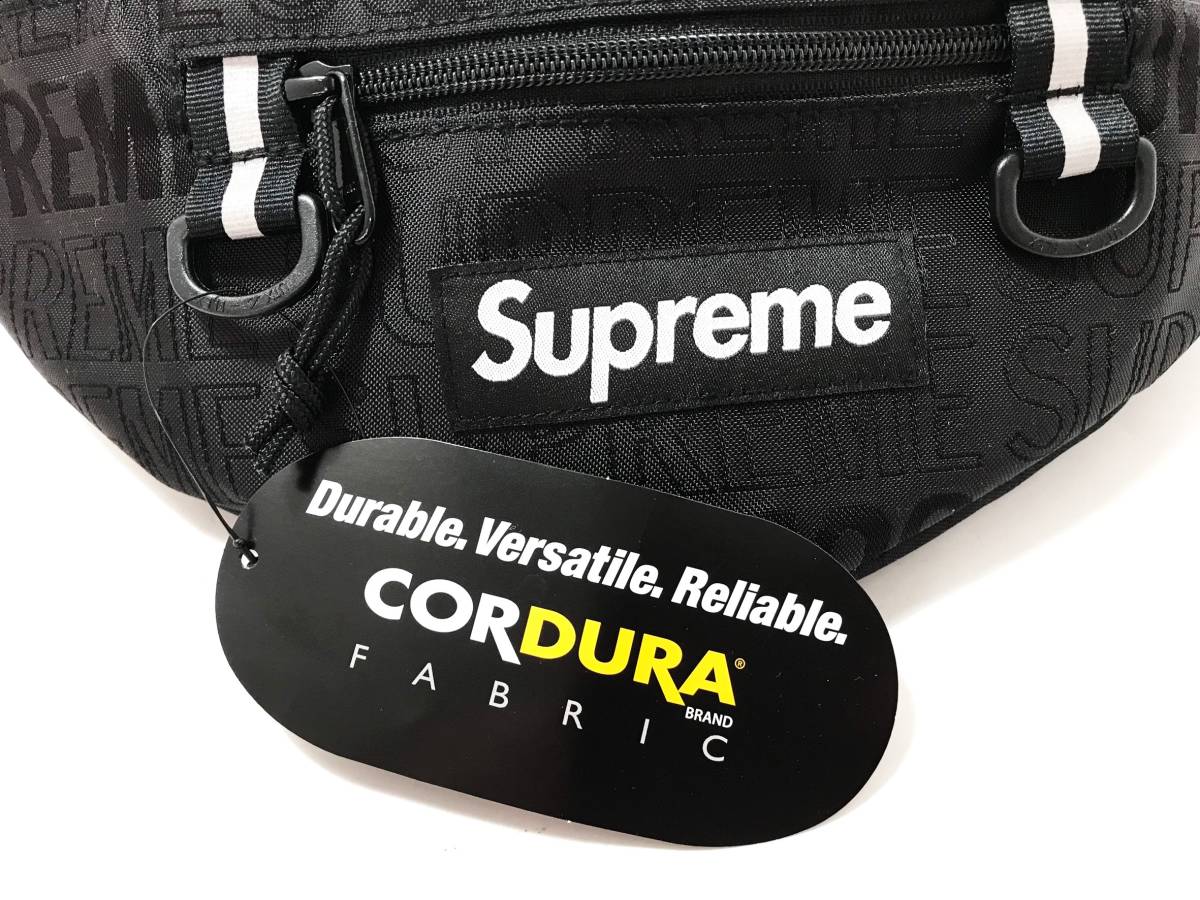 34)Supreme/シュプリーム 19SS CORDURA Waist Bag/ウエストバッグ タグ 