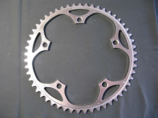 ピスト・競輪/NJS認定shimano【DURA-ACE】大ギア厚歯53T美中古KL ピスト