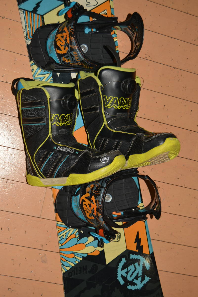 1円～中古☆子供用スノーボード☆K2☆ミニターボ☆MINITARBO☆バイン