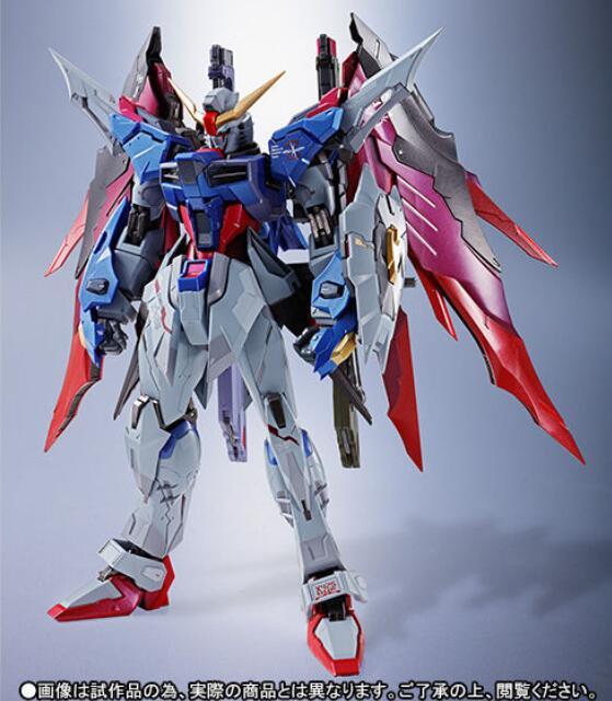メタルビルド　デスティニーガンダム　フルパッケージ 最高傑作METAL BUILDデスティニーガンダムフルパッケージでポージング