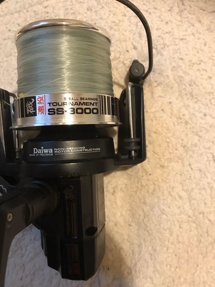 DAIWA 遠投 ss3000 リール 遠投 SS-3000 磯 中古品 トーナメント磯