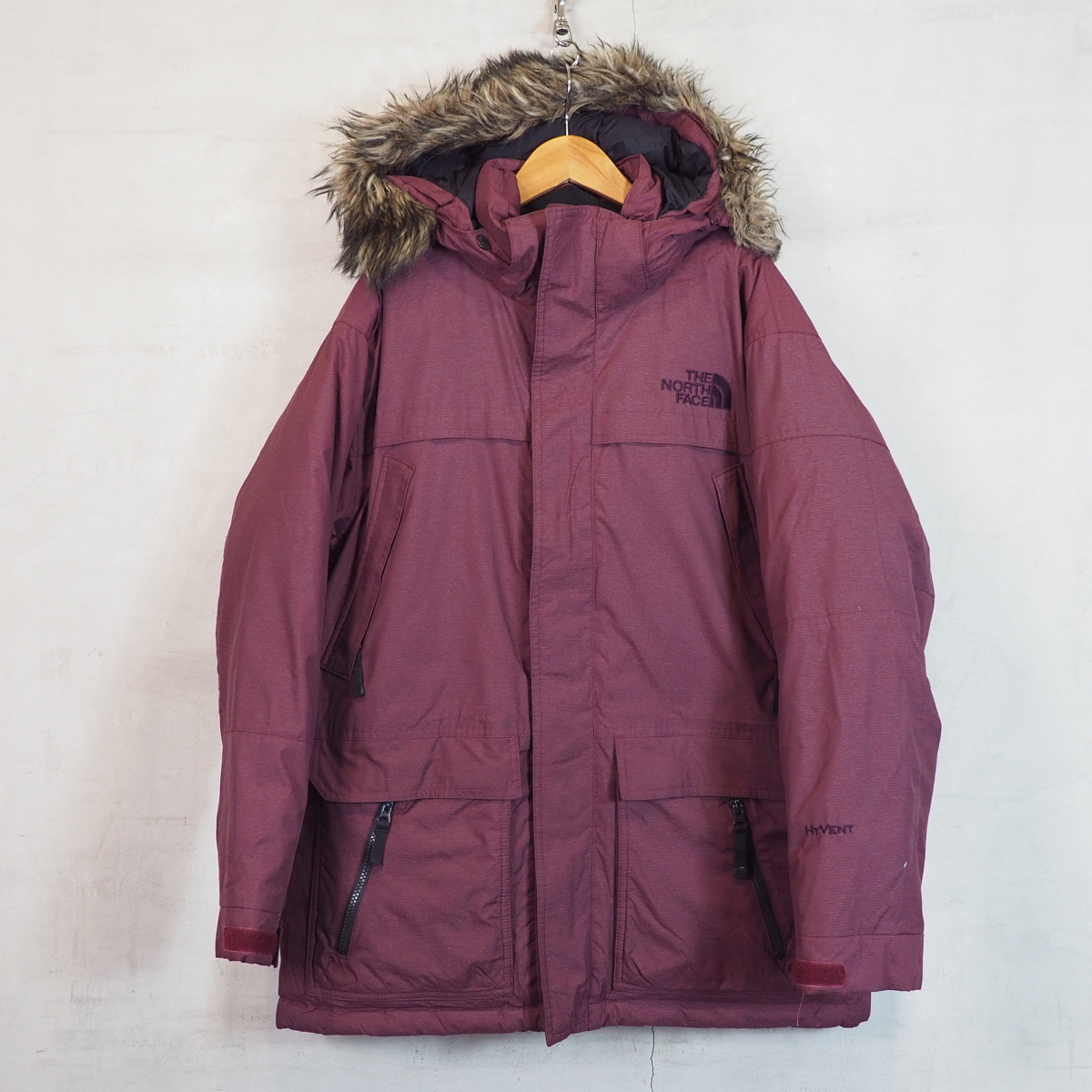  THE NORTH FACE HyVENT SHERLOCK DOWN JKT &rdquo;MAROON&rdquo; Mサイズ ノースフェイス ファー付き ダウンジャケット C46M(Mサイズ)｜売買されたオークション情報、yahooの商品情報をアーカイブ公開 - オークフ 男性用