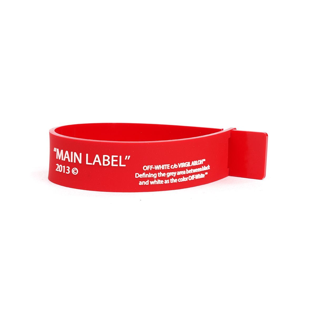 【激安大特価，激安大特価，HOT】 正規 OFF-WHITE MAIN LABEL RUBBER BRACELET Red /オフホワイト/ラバー ブレスレット/リストバンド/ロゴ/VIRGIL ABLOH/レッド/赤(その他)｜売買されたオークション情報、yahooの商品情報をアーカイブ公開 - オ その他