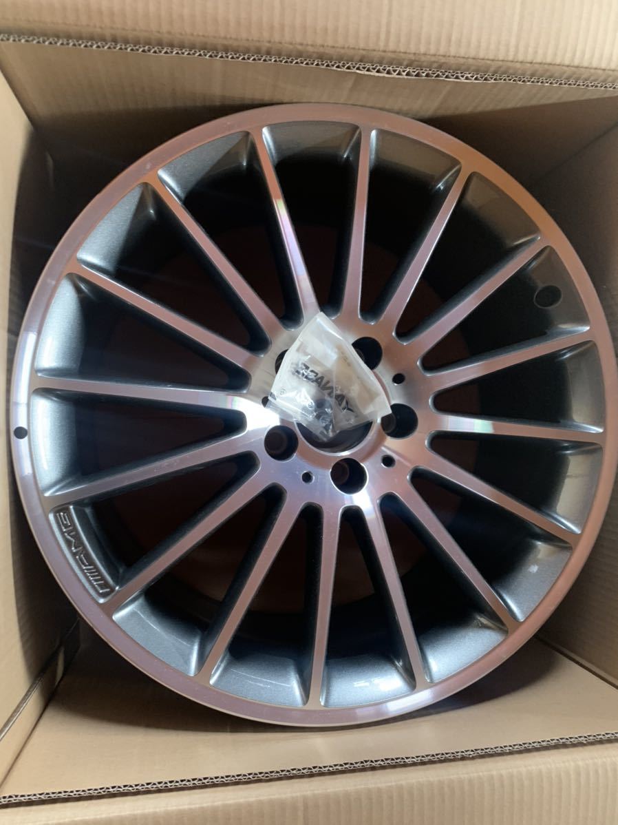 未使用 メルセデスベンツ　純正　pcd112 5穴　9j 19インチ　ホイール　amg 63amg w204 c63amg パフォーマンス　1本　予備　_1