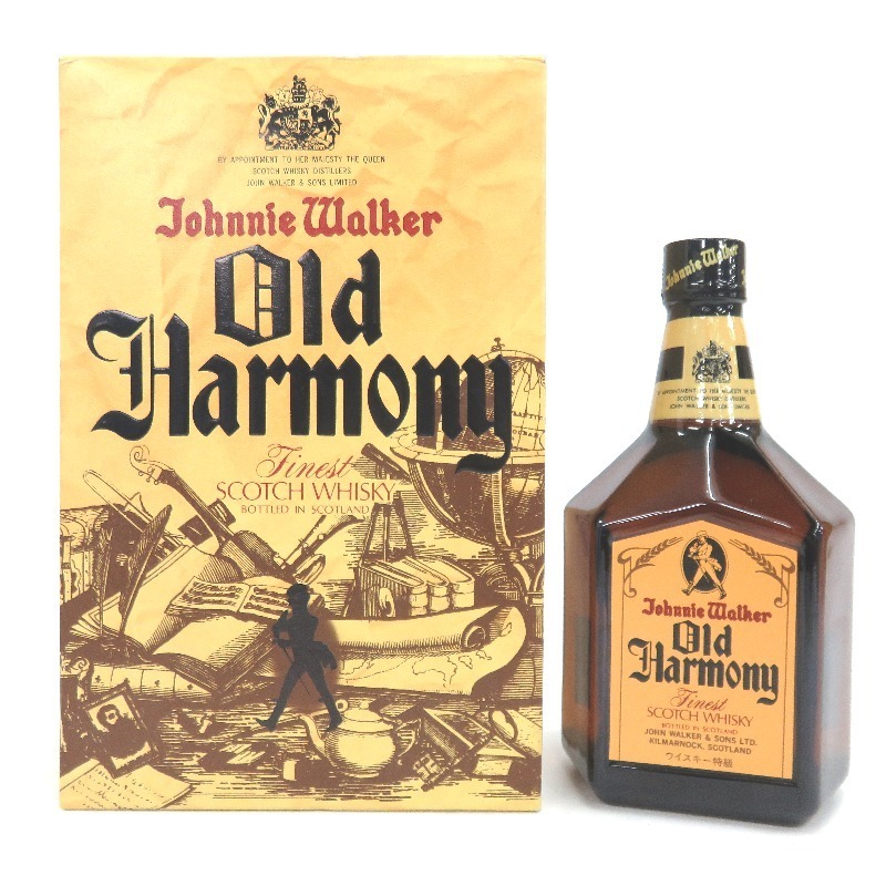  ジョニーウォーカー オールドハーモニー 750ml 箱付(スコッチ)｜売買されたオークション情報、yahooの商品情報をアーカイブ公開 - オークファン スコッチ