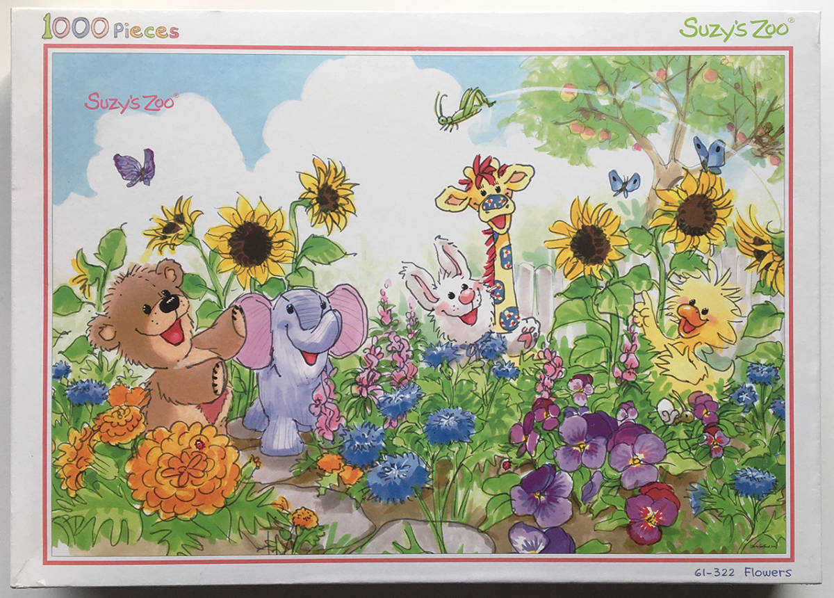 お買い得，新品 廃盤 Suzy's Zoo スージーズー Flowers 1000ピースジグソーパズル 2e(ジグソーパズル)｜売買されたオークション情報、yahooの商品情報をアーカイブ公開 - オークファン ジグソーパズル