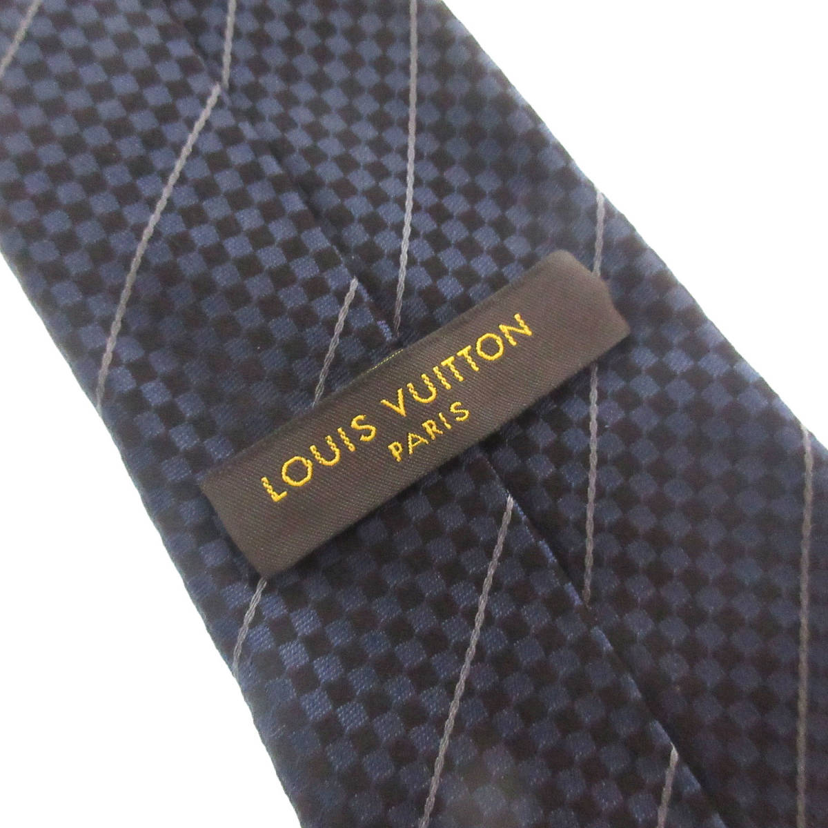 ルイ・ヴィトン LOUIS VUITTON ネクタイ レギュラー レジメンタル