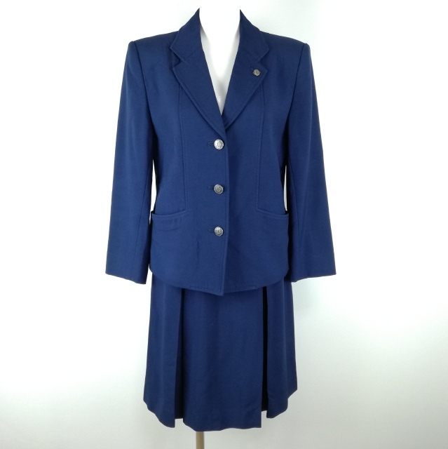 【新品，本物保証】 1円 ブレザー スカート 上下2点セット 160A 冬物 長袖 女子 学生服 広島祇園北高校 花紺 制服 ランクB NA5170(学生服)｜売買されたオークション情報、yahooの商品情報をアーカイブ公開 - オークフ 学生服