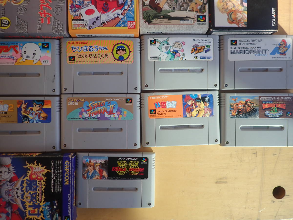 SFC スーパーファミコン ソフト カセット まとめ売り 大量セット