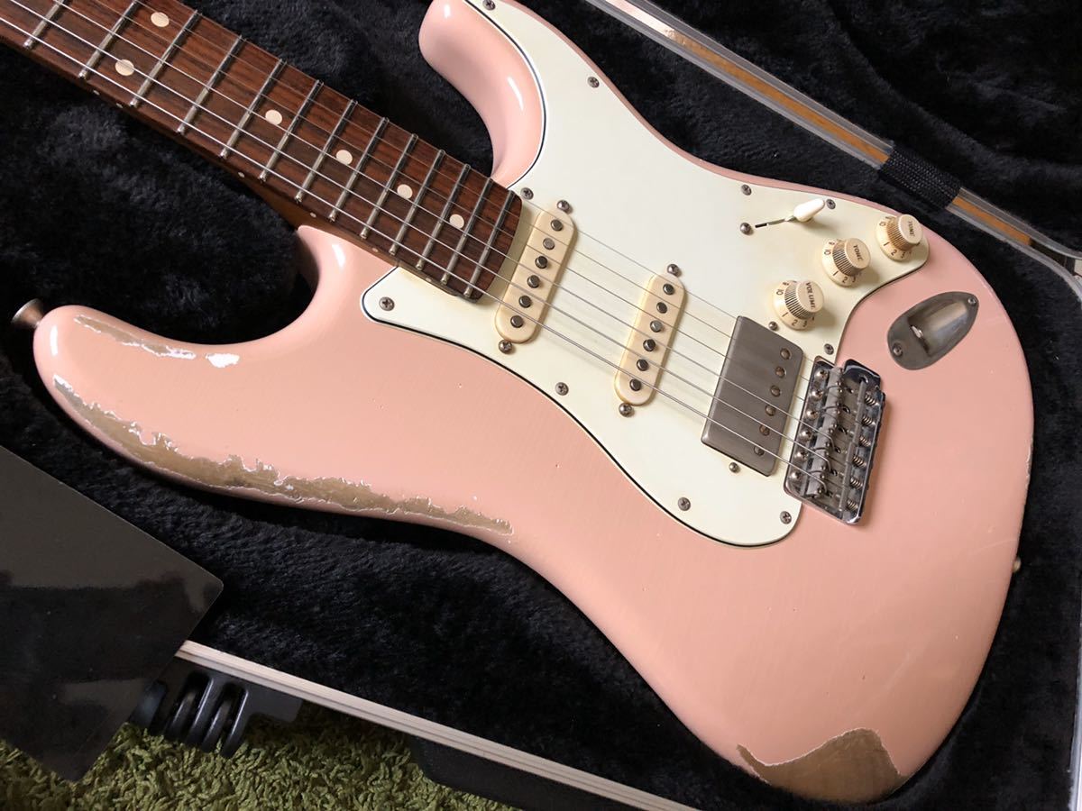 Xotic XSC-2 Shell Pink Heavy Aged ストラトキャスタータイプ Fender 