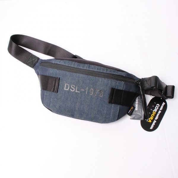 新品 未使用 DIESEL ディーゼル ロゴ ウエストバッグ ボディバッグ 