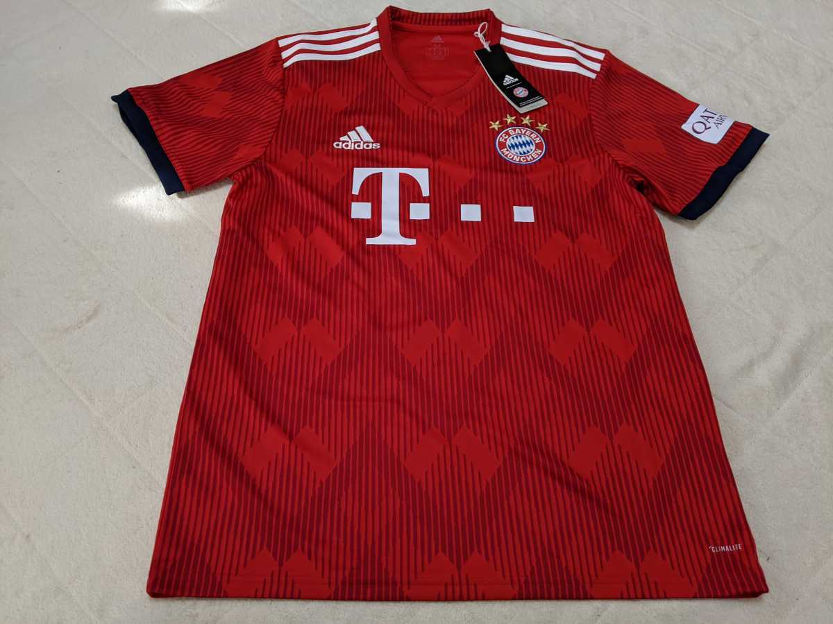 SALE，大人気 半額以下 adidas バイエルン サッカー ユニホーム Oサイズ アディダス フットサル リベリ レヴァンドフスキ ロッペン ミュラー(ブンデスリーガ)｜売買されたオークション情報、yahooの商品情報 ユニフォーム