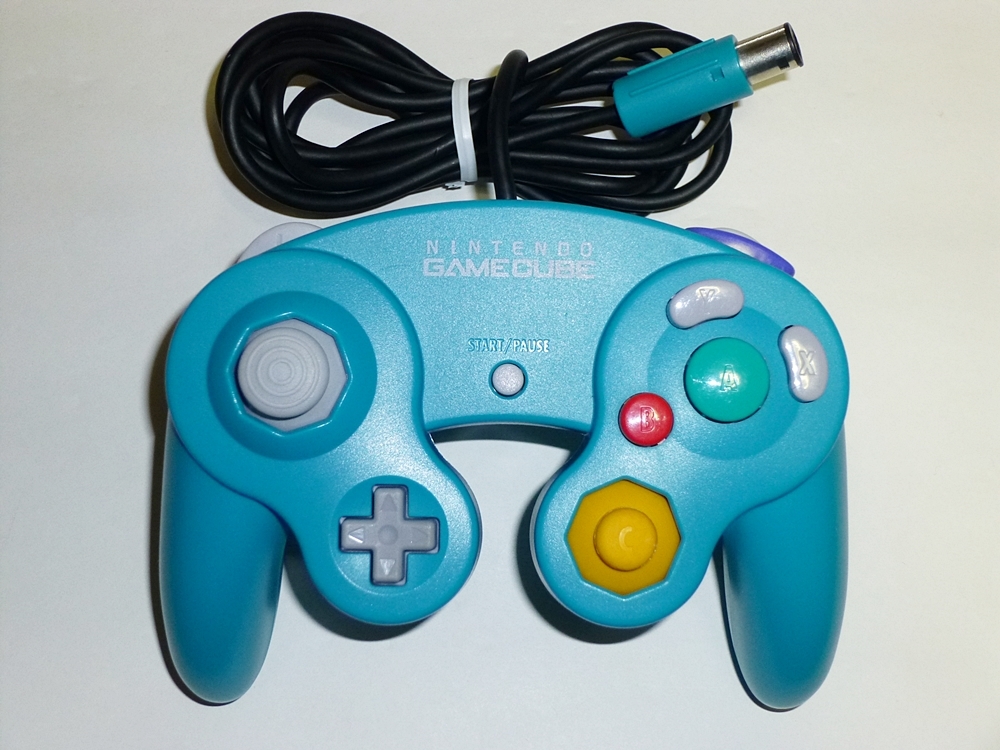 GC◇ゲームキューブコントローラ エメラルドブルー