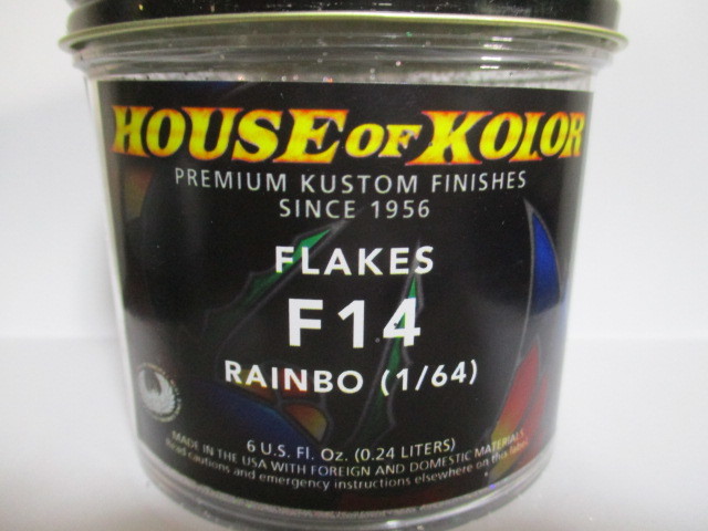 定番人気，最新作 HOUSE OF KOLOR FLAKES F14 RAINBO ハウスオブカラーフレークF14レインボー(塗料)｜売買されたオークション情報、yahooの商品情報をアーカイブ公開 - オークファン 塗料