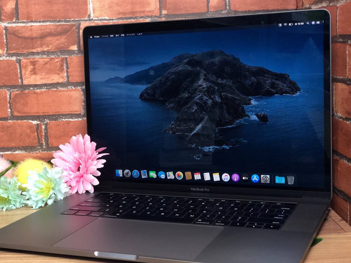 【美品♪】MacBook Pro 2016(A1707)[Core i7(6820HQ)2.7Ghz/RAM:16GB/SSD:512GB/15インチ]Catalina タッチバー搭載 スペースグレー 動作品_1