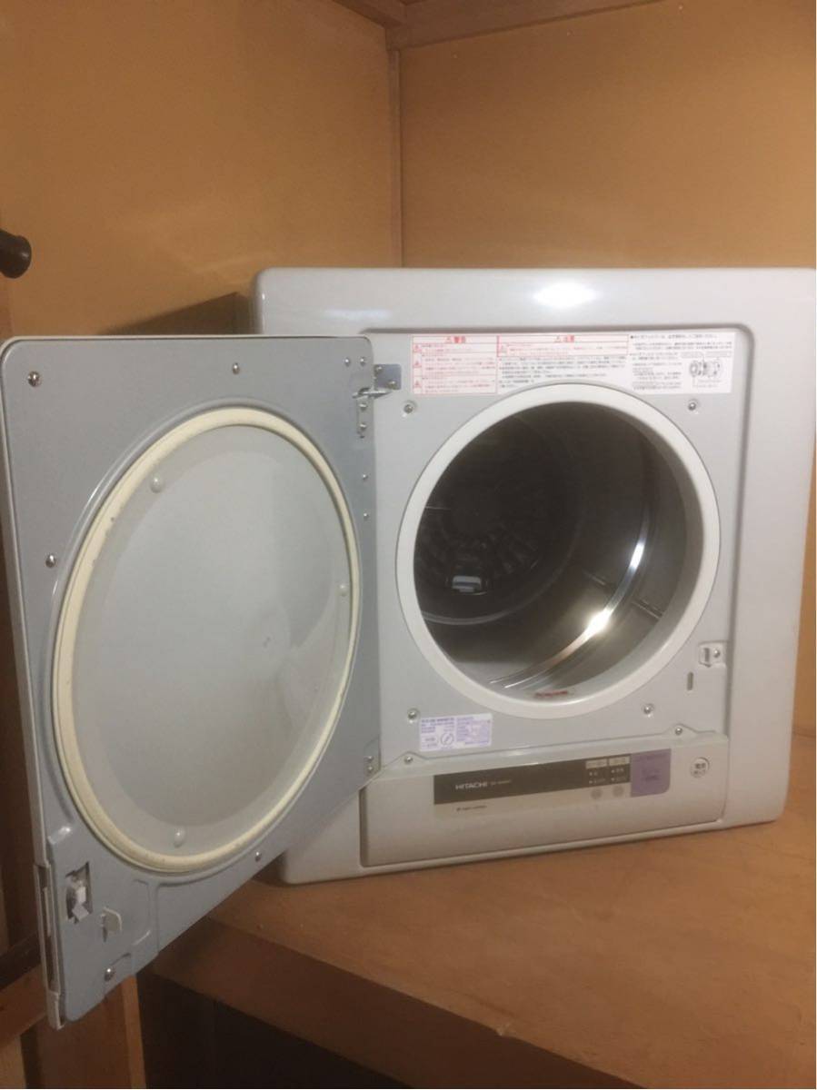衣類乾燥機 日立 DE-N40HX-W 4kg ピュアホワイト DEN40HXW HITACHI