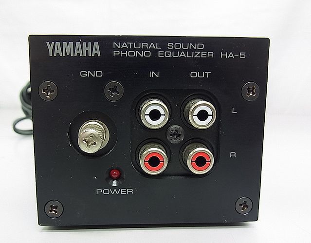 さき374】YAMAHA ヤマハ フォノイコライザー HA-5 レコード ターン