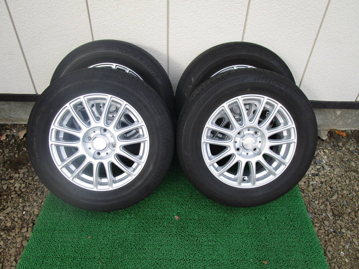 【お得，新品】 超 Esprine 14&times;5.5J +40 100 ＆ ブリヂストン Playz PX 185/65R14 2017年製 彡 モビリオ/エアウェイブ/シエンタ/ウィングロード(ラジアルタイヤ)｜売買されたオークション情報、yahooの商品情報をアー 4穴