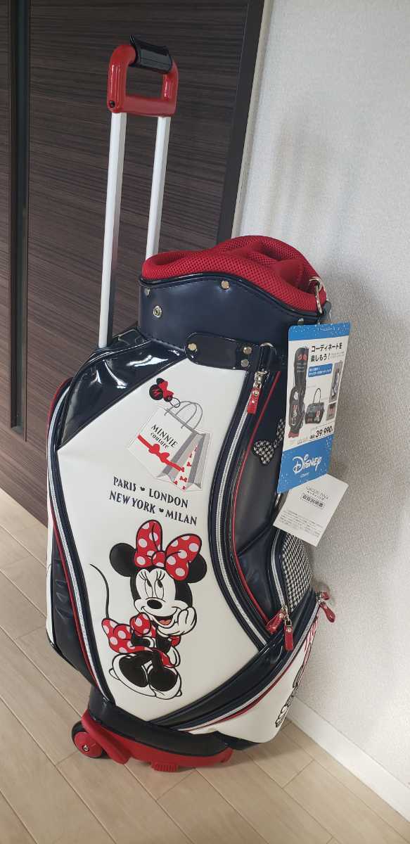 ディズニー ミニーマウス キャディバッグ レディース Diseny 大人気Disney キャスター付き キャスター付きキャディバッグ DN Disney 人気ミニーマウス キャスター SALE新品キャディバッグ 公式通販 ゴルフキャディバッグ 希少