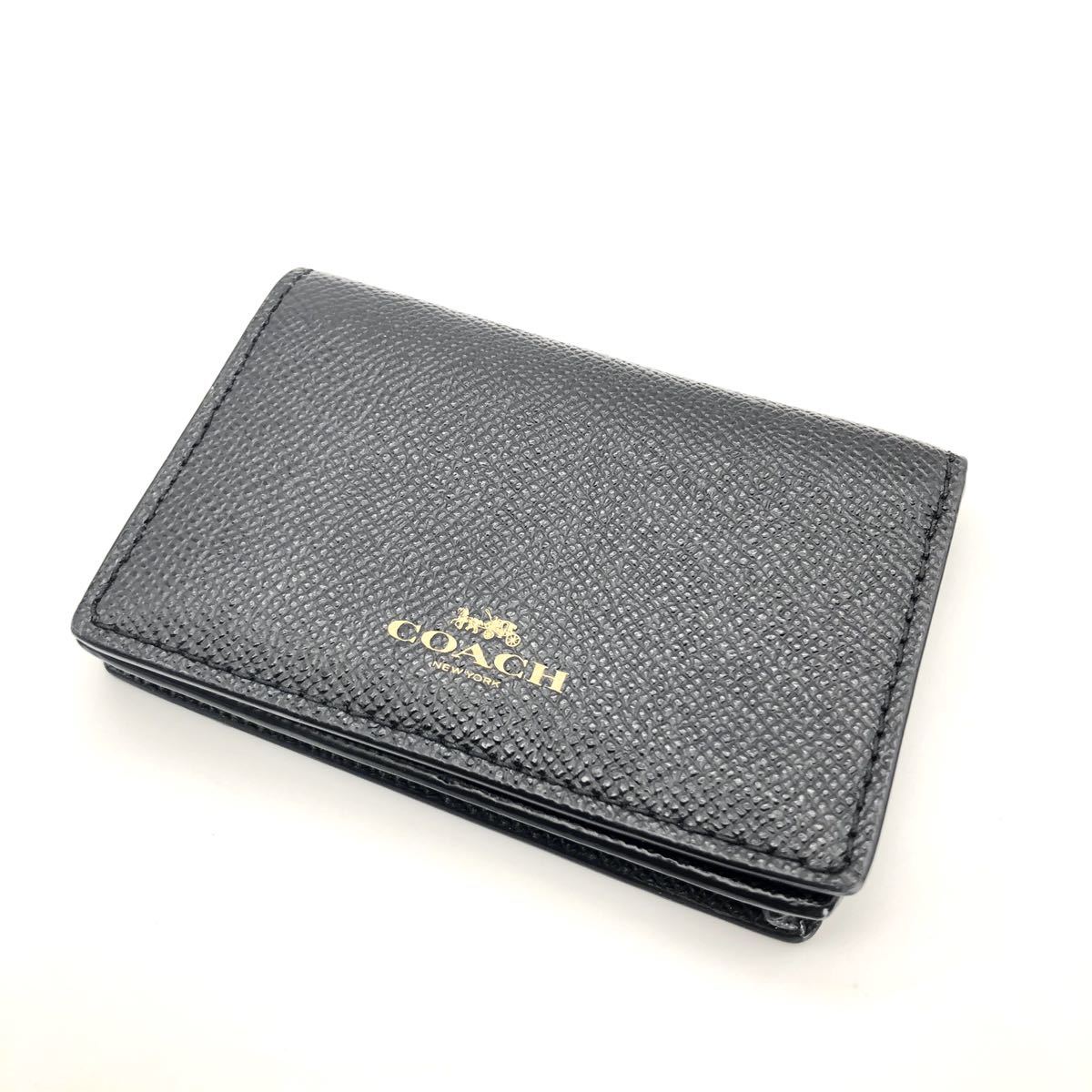 美品 COACH コーチ カードケース 名刺入れ コーチSIZE 【公式通販】