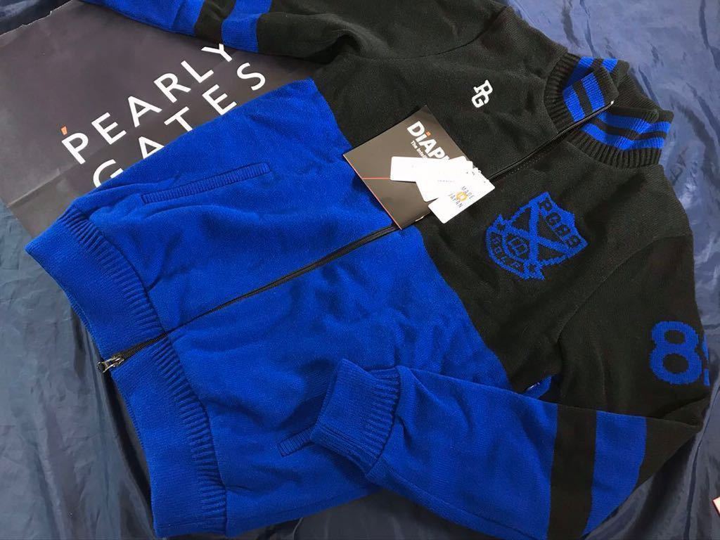 定番，送料無料 本物 10598174 PEARLY GATES パーリーゲイツ／4 サイズM 超 89ロゴ DIAPLEXニットブルゾン 凄くカッコイイ 日本製(パーリーゲイツ)｜売買されたオークション情報、yahooの商品情報をアーカイブ公開 - ジャンパー、ジャケット