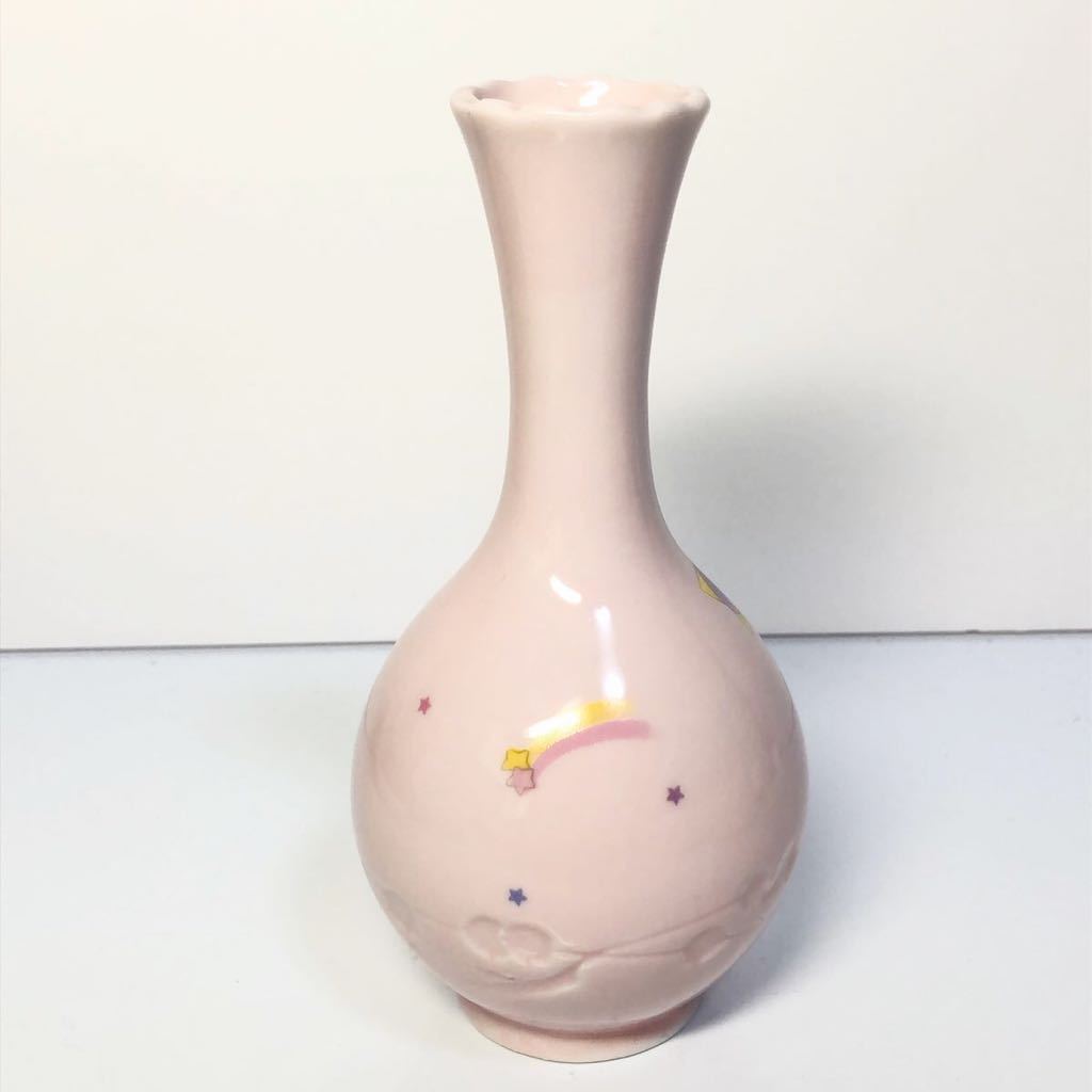 キキララ サンリオ 1976年 昭和レトロ食器 SANRIO Little Twin 花瓶