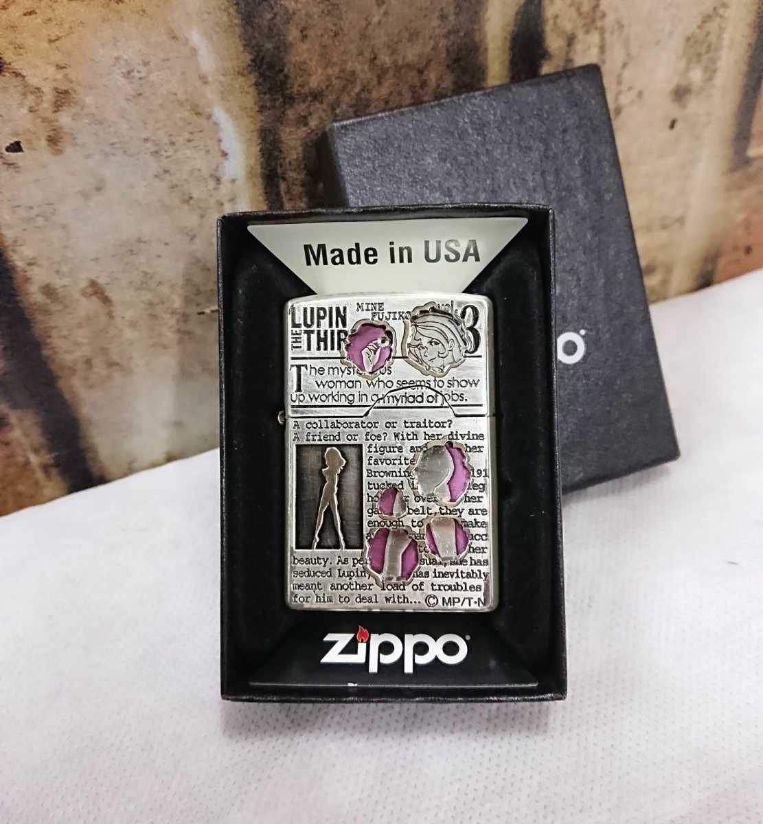 ルパン三世 不二子 ZIPPO ウォンテッド No.02「視線」 ジッポー 