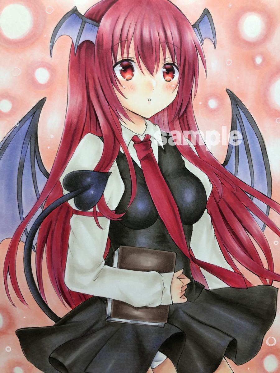 手描きイラスト○東方Project ○小悪魔○(手描きイラスト)｜売買された