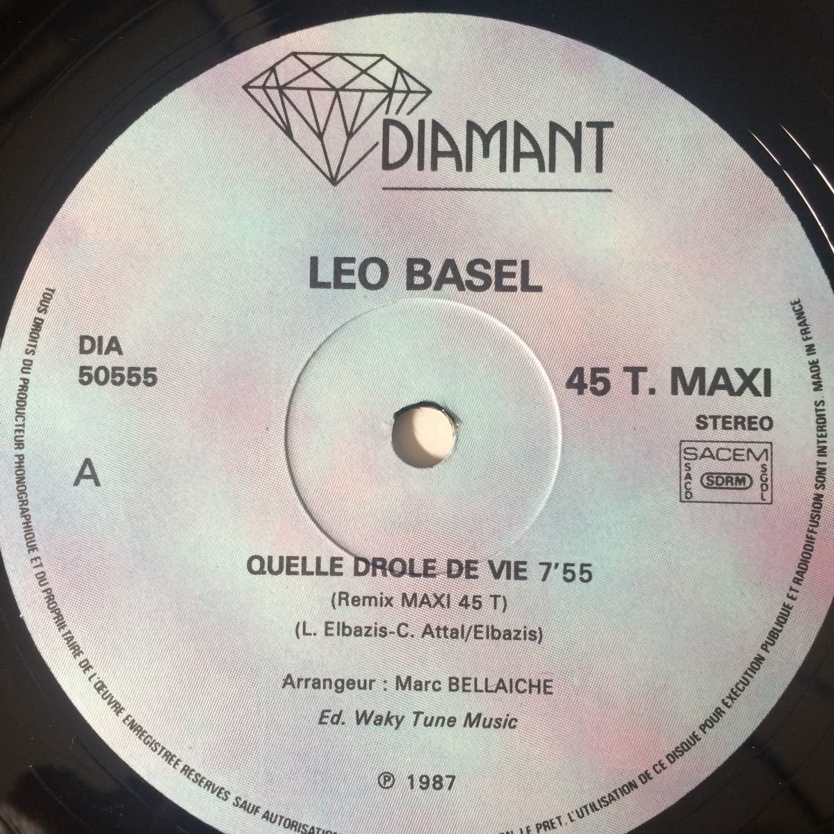 12' Leo Basel-Quelle Drole De Vie Leo De Vie The (instrumental) (1987)
