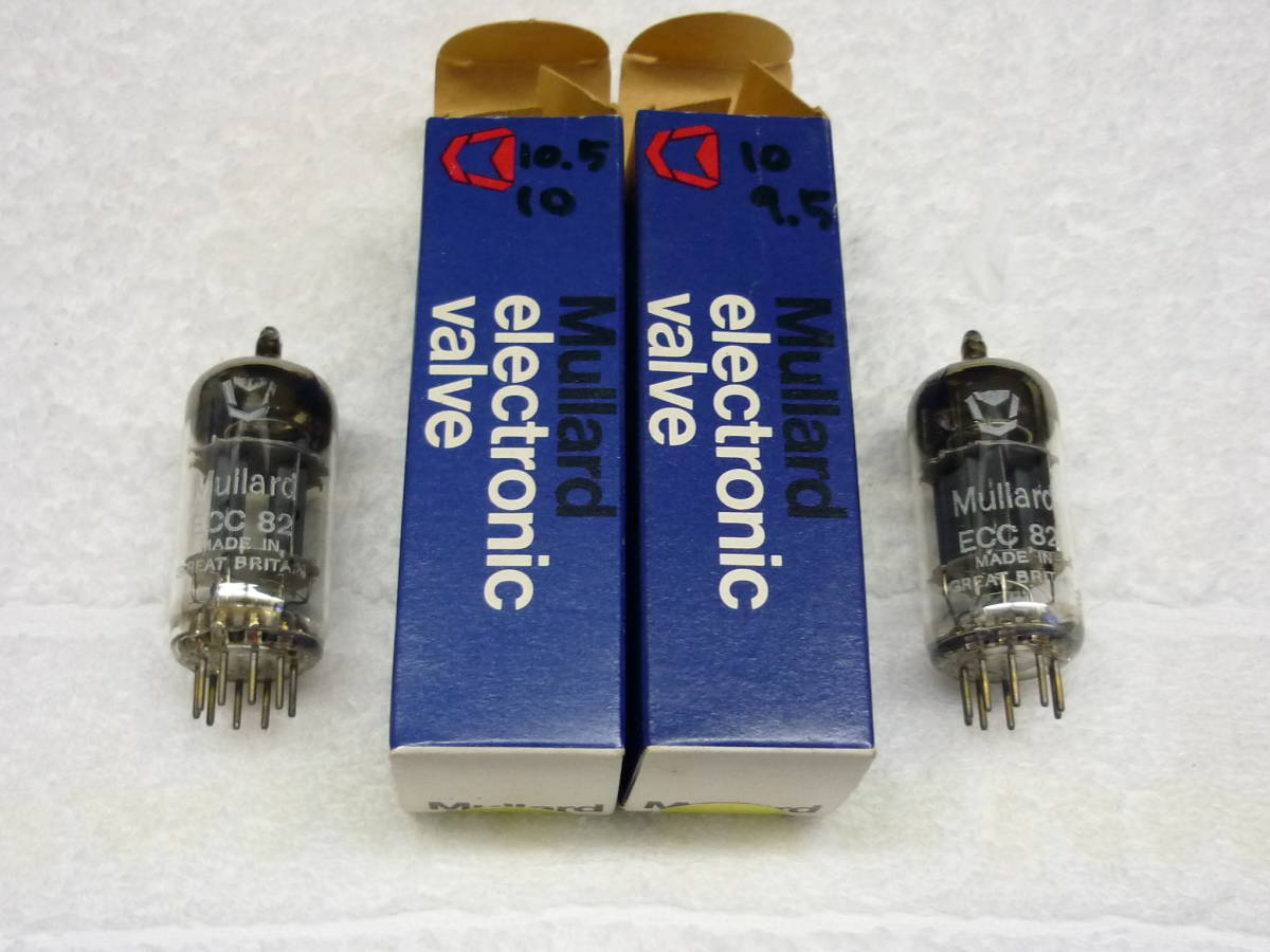 【驚きの破格値，定番人気】 Mullard ムラード ECC82 12AU7 選別管 NOS 金シール 5(真空管)｜売買されたオークション情報、yahooの商品情報をアーカイブ公開 - オークファン 真空管