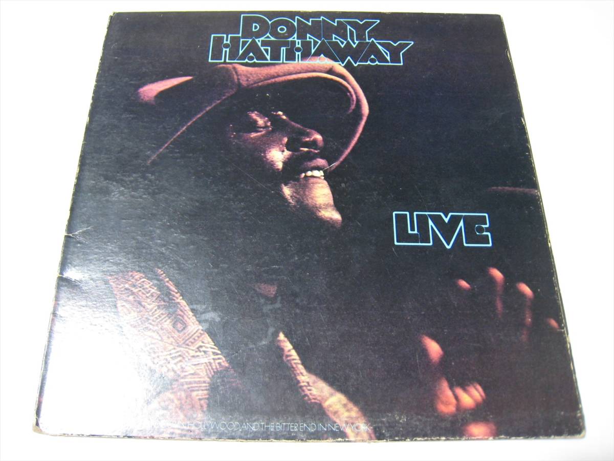 DONNY HATHAWAY LIVE US original PRプレス DONNY HATHAWAY ⁄ Live (LP