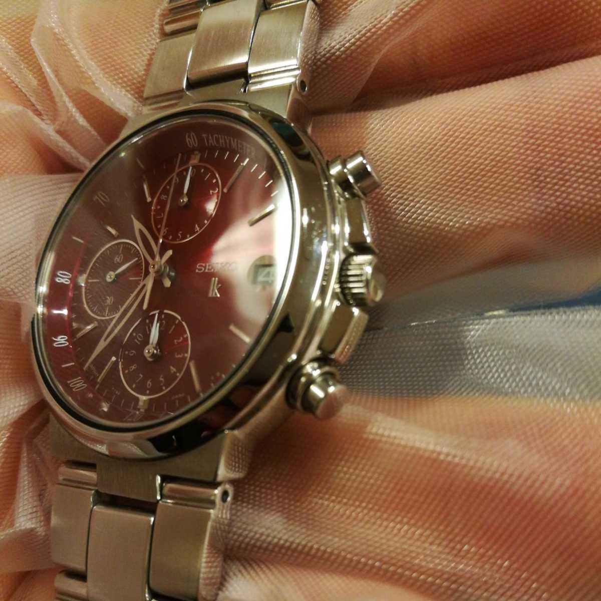 SEIKO LUKIA（7T92-0AA0）セイコー・ルキア・クロノグラフ　腕時計【電池交換・稼働品】_4