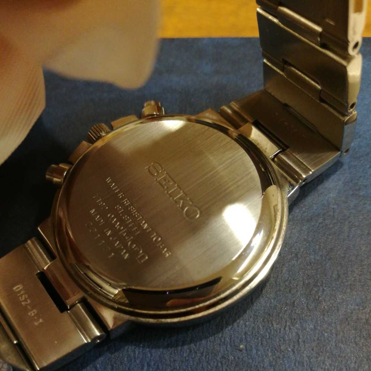 SEIKO LUKIA（7T92-0AA0）セイコー・ルキア・クロノグラフ　腕時計【電池交換・稼働品】_7