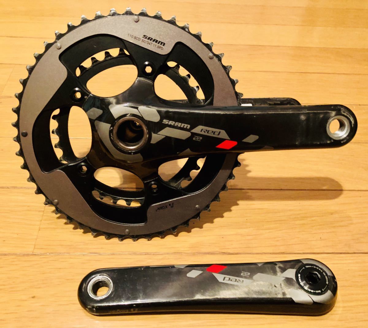 ブランド通販サイト SRAM RED22 クランクセット STAGES パワーメーター