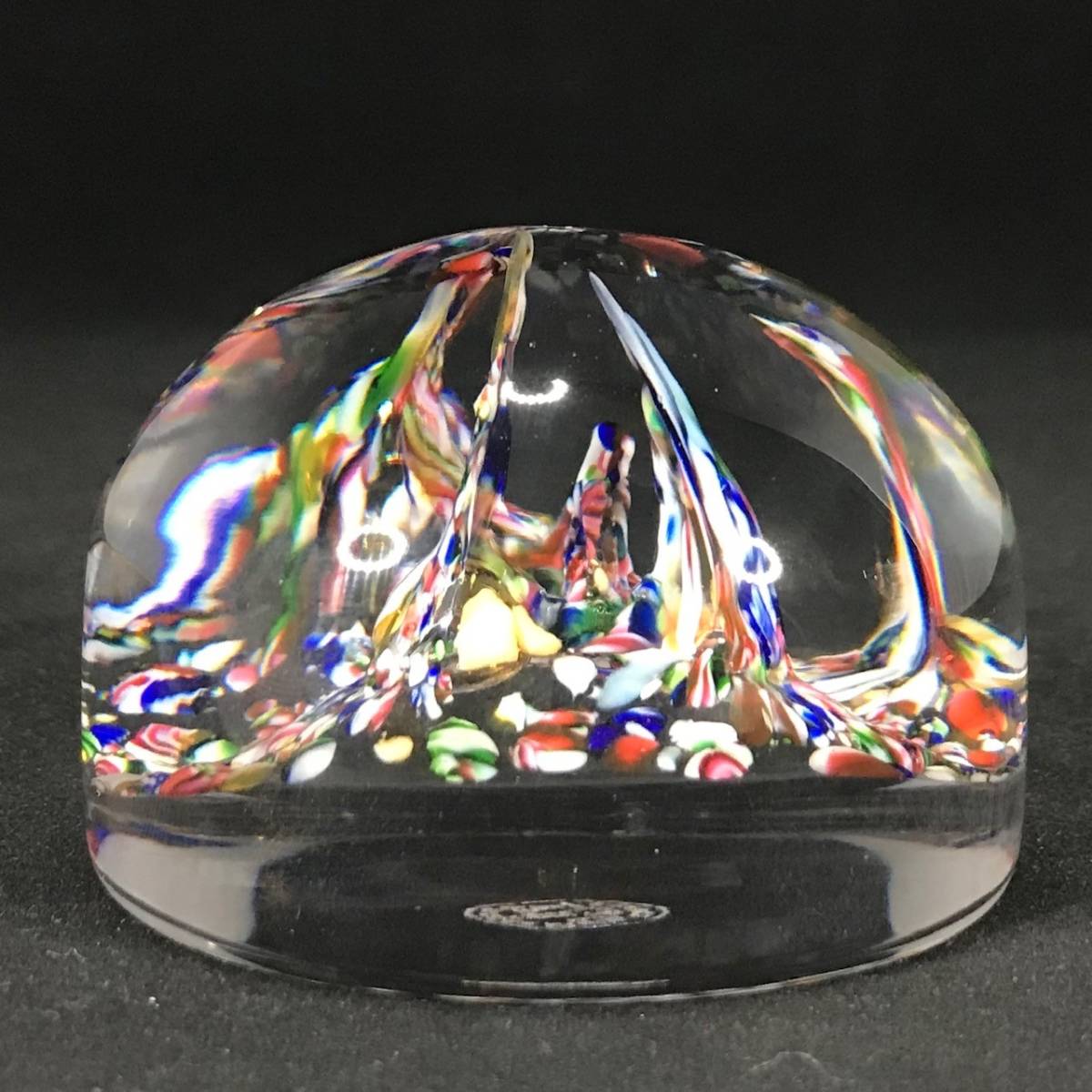 BACCARAT バカラ /※希少大サイズ ペーパーウェイト ミルフィオリ