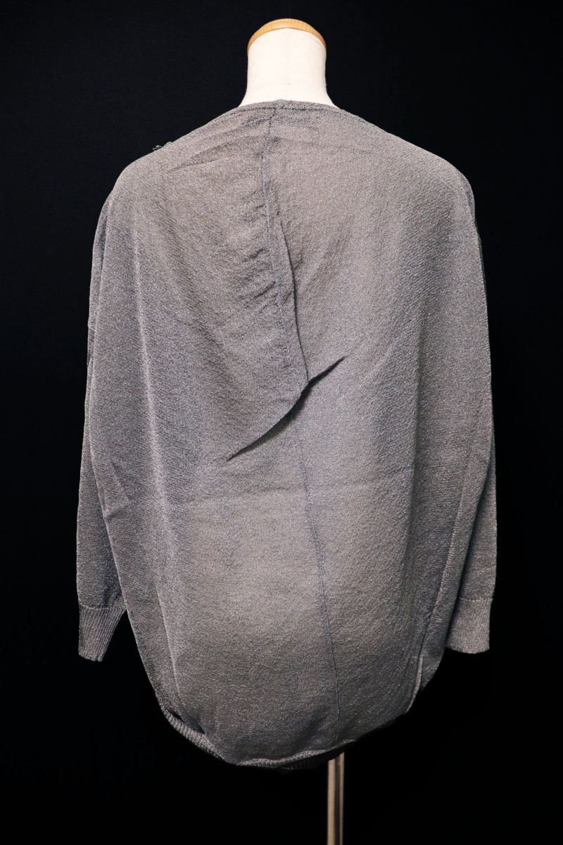 25SS✨タグ付新品✨オレボレブラ フリル 天竺 ニット M ビジュー 未