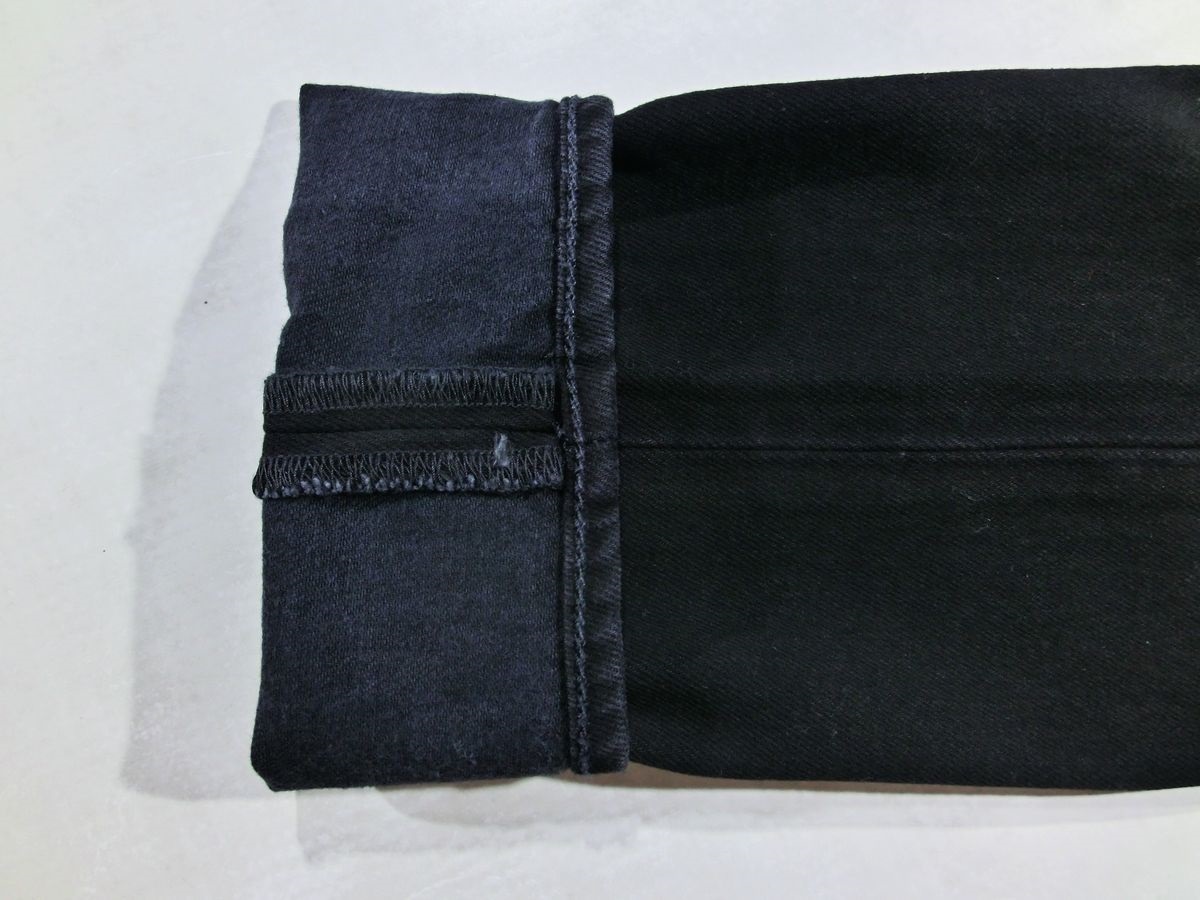 C267新品▼ リーバイス 501 スキニー ジーンズ W34L32 定価13，200円 ブラックジーンズ デニムパンツ ジーパン Levi's ストレッチ SKINNY