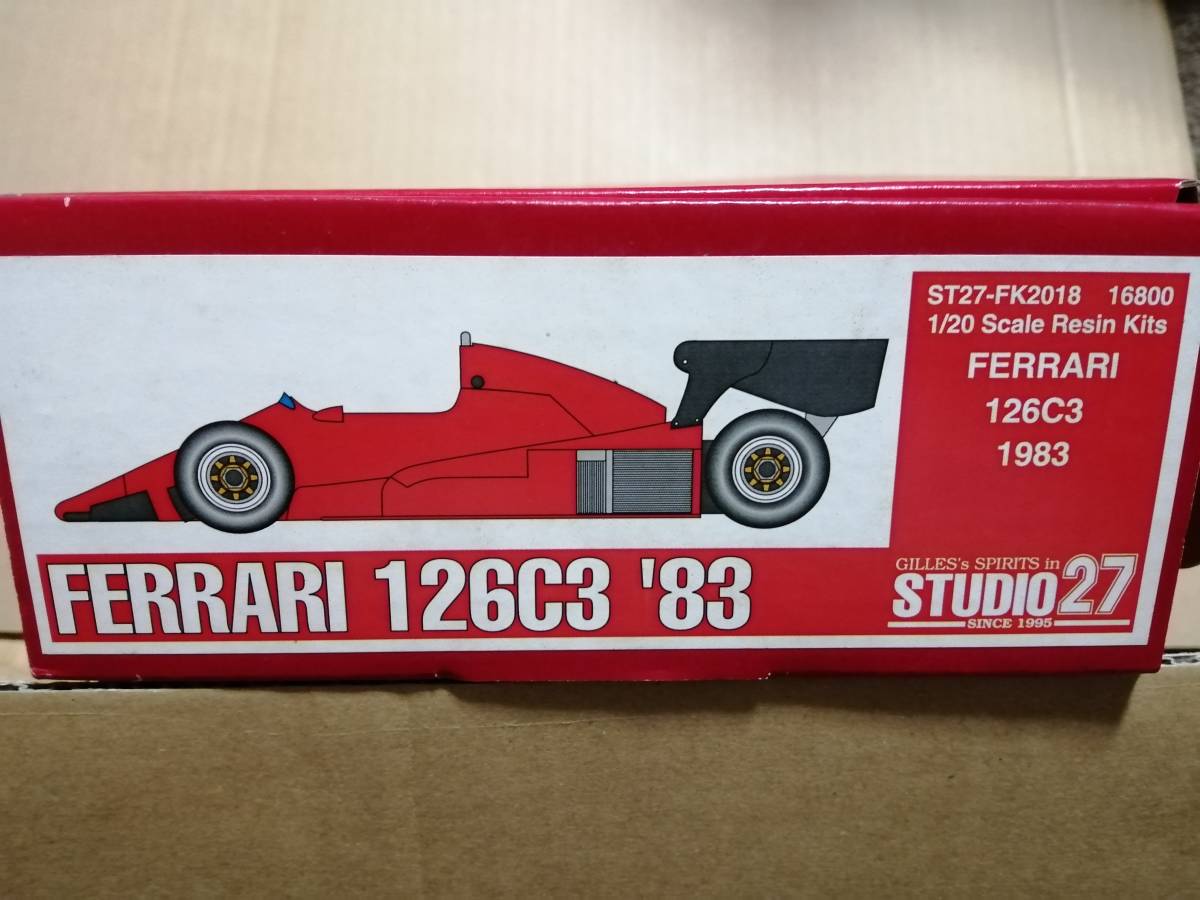 スタジオ27 1/20フェラーリ126C3 1983年 スタジオ27 Ferrari 1⁄20 