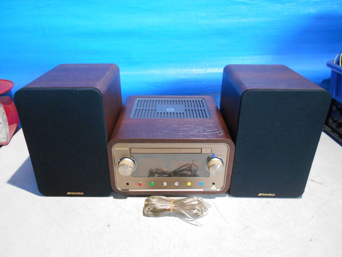 SANSUI SMC-300BT 真空管ハイブリッドアンプ搭載 CDステレオシステム