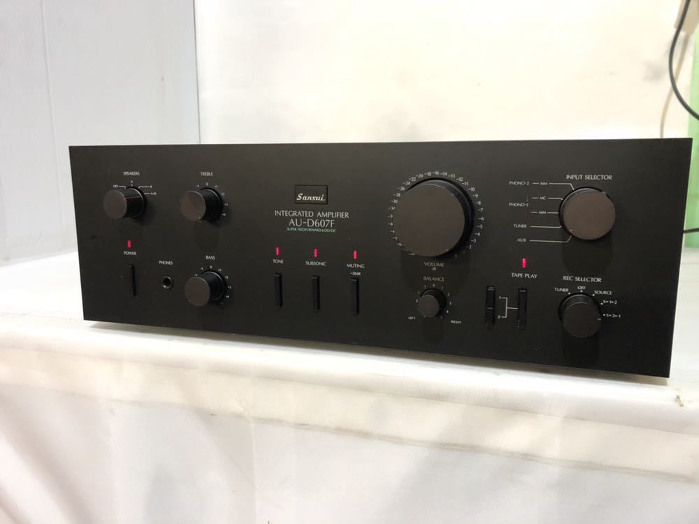 オーディオ機器 SANSUI AU-D607F メンテナンス品 取説付き