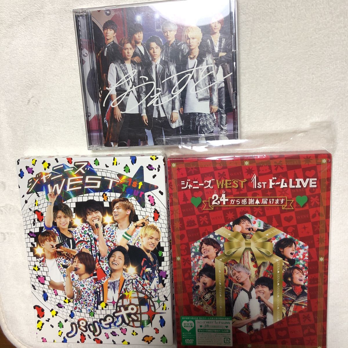 ジャニーズWEST 公式通販 CDまとめ売り WEST. - DVD2枚セット LIVE DVD 