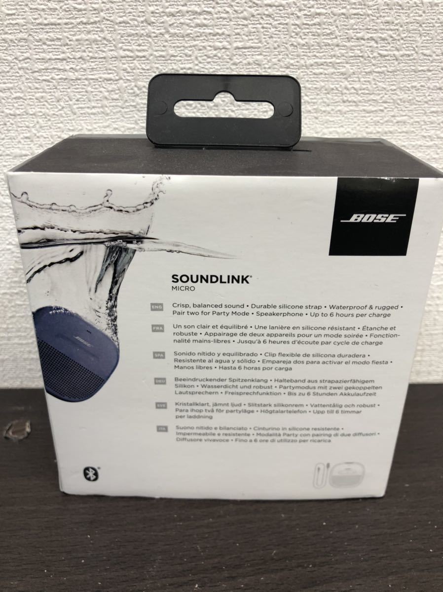 BOSE SoundLink Bose Bluetooth ボーズ Micro speaker サウンドリンク マイクロ MICRO SOUNDLINK ブラック 美品BOSEボーズ Mini LINK ボーズ、ブランド最小のBluetoothスピーカー「SoundLink