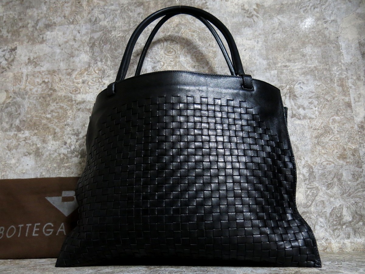 限定SALE，安い 超 BOTTEGA VENETA ボッテガ ヴェネタ メンズ イントレチャート ラム レザー 本革 トート バッグ 黒 A4 ビジネス 書類 かばん(かばん、バッグ)｜売買されたオークション情報、yahooの商品情報をア 男性用