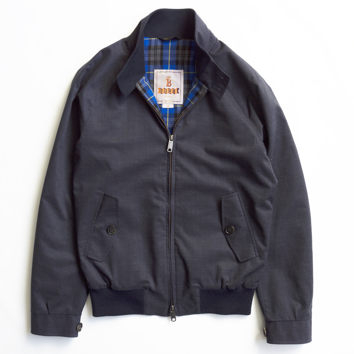 【新品，正規品】 極 BARACUTA SHIPS別注モデル G40 スウィングトップ 36 ネイビー バラクータ M_2 2003104(Mサイズ)｜売買されたオークション情報、yahooの商品情報をアーカイブ公開 - オークファン ジャンパー、ブルゾン一般