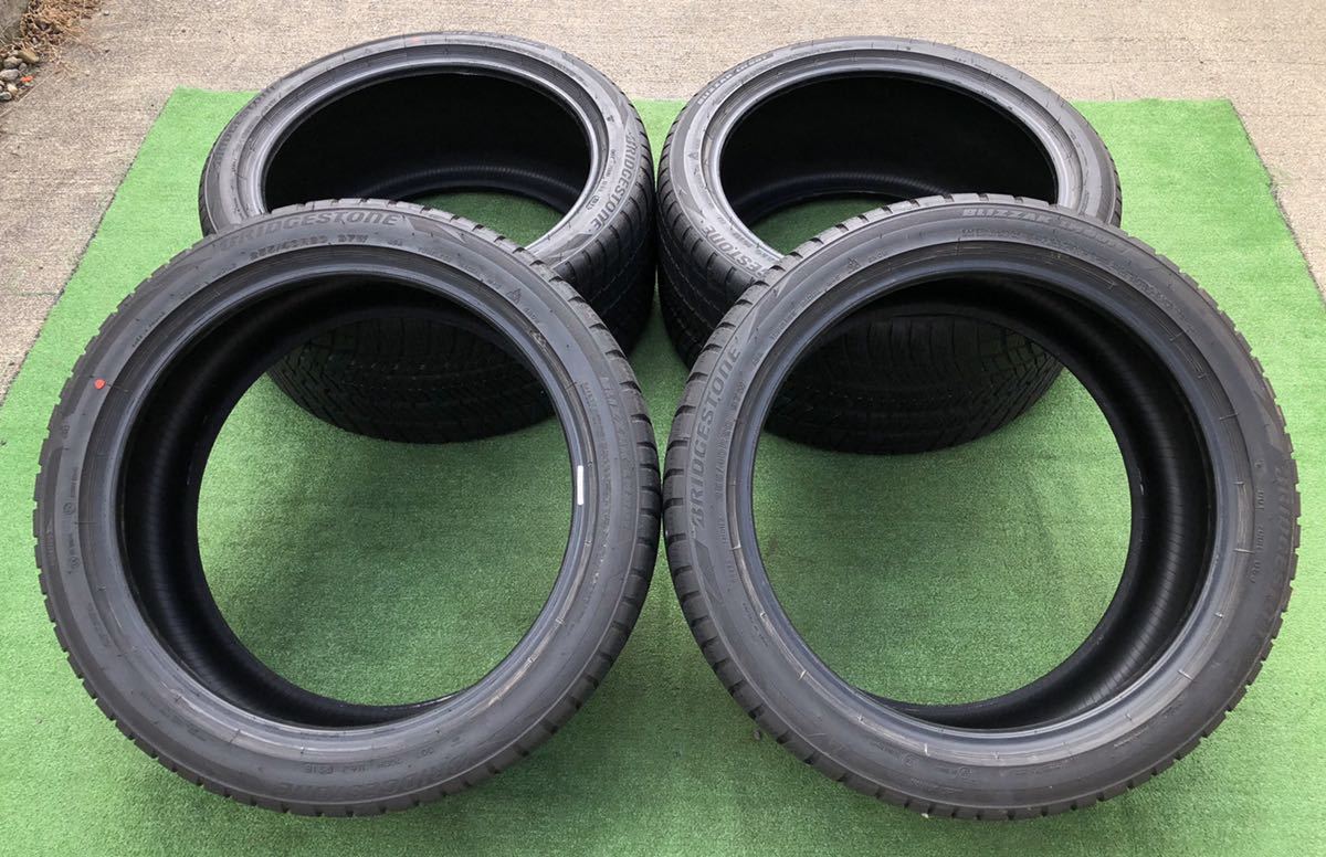 【新車外し走行500km】【イボ付き】BRIDGESTONE BLIZZAK 255/40R20 295/35R20スタッドレス 4本セット ポルシェ 970 パナメーラ フェラーリ