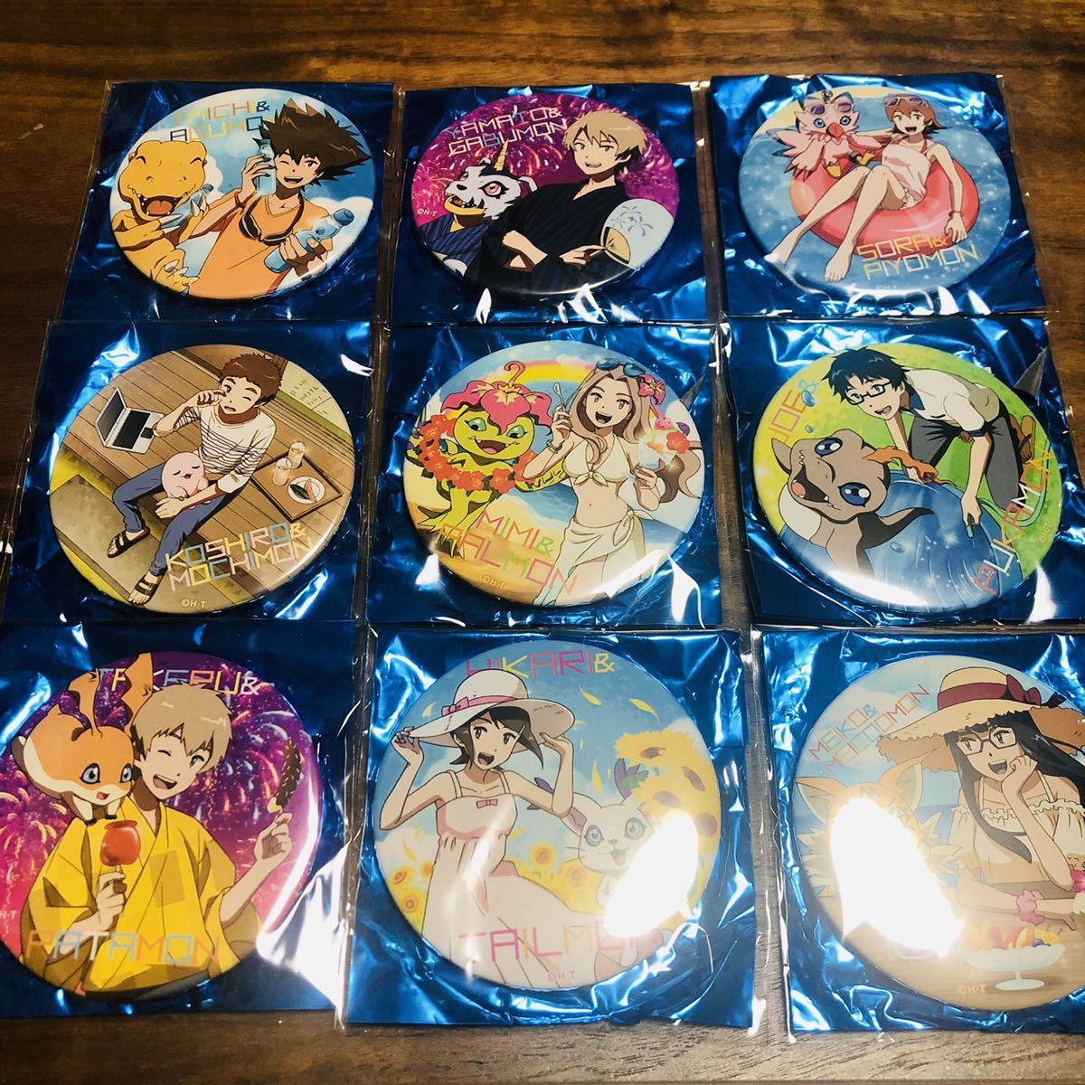 デジモンアドベンチャー デジフェス2017 缶バッジ 3種セット デジモンアドベンチャーtri. デジフェス2017 缶バッジ 全9種類セット