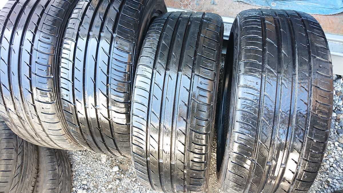 売切 国産 225/45R17 バリ山有溝深 4本 _1