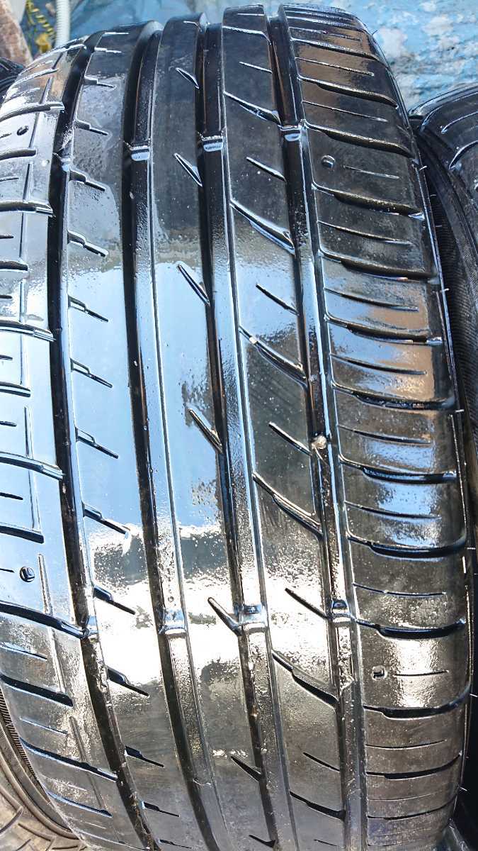 売切 国産 225/45R17 バリ山有溝深 4本 _2