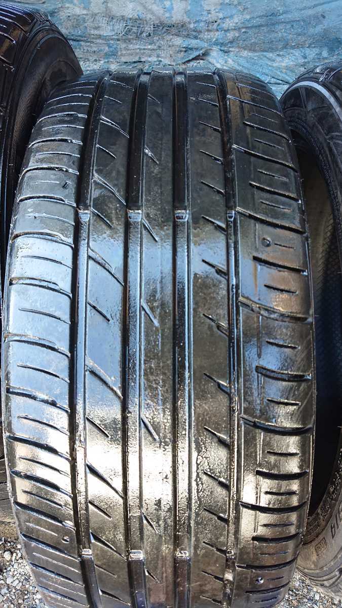 売切 国産 225/45R17 バリ山有溝深 4本 _4